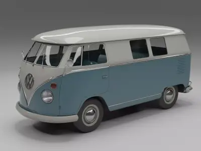 Volkswagen Type 2 Kombi 3D model