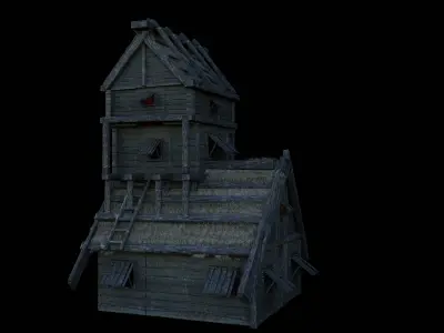 Medieval Building House 3D model