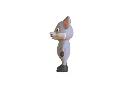 High-Quality 3D Cute Ratel for Games  Low-poly 3D model