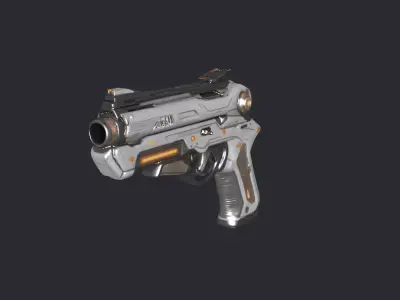 Futuristic Blast Gun 3D model
