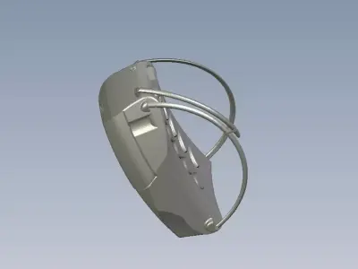 stl test device with metal handle Free 3D model