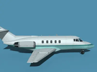 British Aerospace 125 Dominie V15 3D model