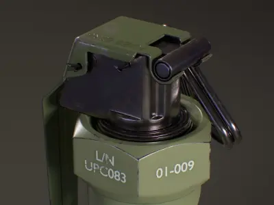 Flashbang Free low-poly 3D model