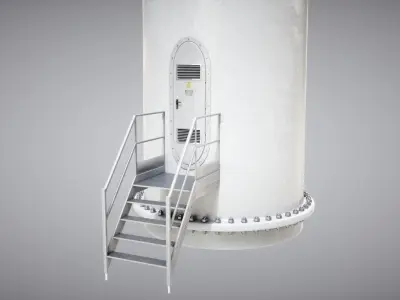 Wind Turbine 3D model 9