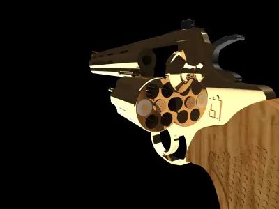 Colt anaconda 3D model