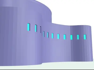 BUILDING with lights Free 3D model
