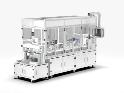 Automatic Soft Pack Battery Welding Line 3D model