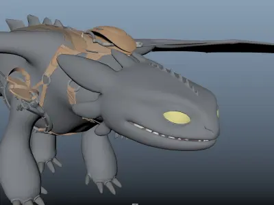 toothless only model 3D model
