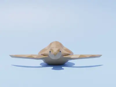 Low poly Fish pack  Ocean animals  Low-poly 3D model