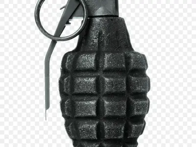 Max Hand Grenade Explosive Lock Trigger Plate 3D model