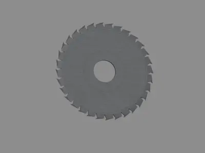 Circular Saw Blade Low-poly 3D model purchase