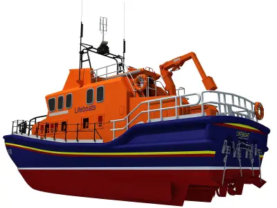 Severn Class Lifeboat 3D model