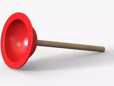 Sink Plunger Free 3D model