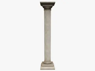 Column Low-poly 3D model