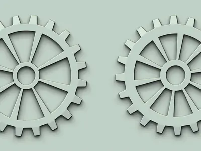 Gear VDM and IMM Brushes Vol 2 Low-poly 3D model