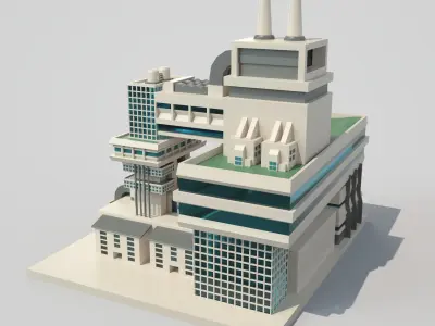 Future city 3D model