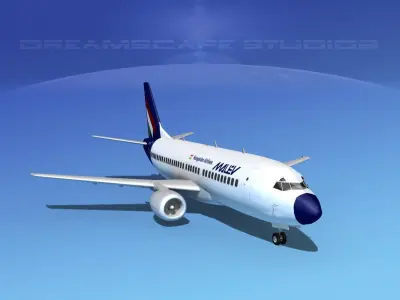 Boeing 737-300 Malev 3D model