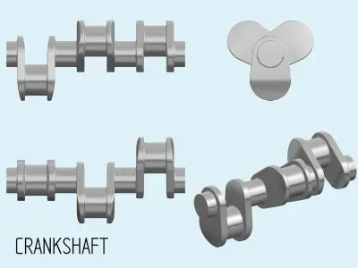 Crankshaft 3D model purchase