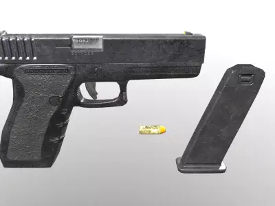 Glock 22 Free 3D model