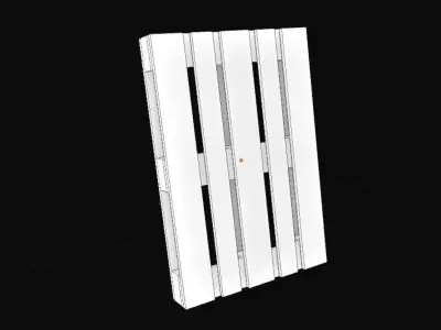 Wood Pallets Low-poly 3D model