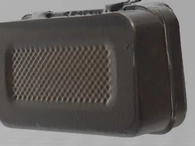 Antique Wax Tin Free 3D model