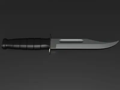 Fighting Utility Knife 3D model