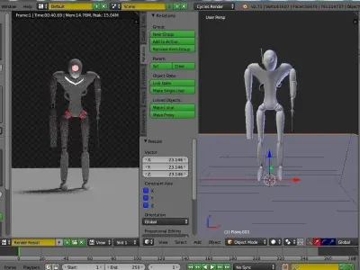 a simple robot Free 3D model