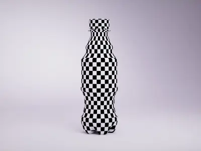 Fanta Mistery Bottle 3D Model 3D model