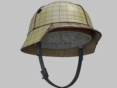 Soldier Helmet Low-poly 3D model purchase