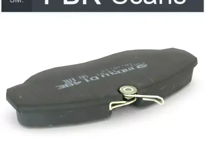 Brake Pads Middle SM 3D model