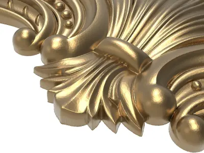 decorative pattern ready for 3D printing 3D model