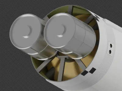 NASA Nuclear Shuttle 3D model