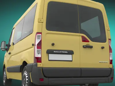 Renault Master 2020 Passenger L1H1 3D model