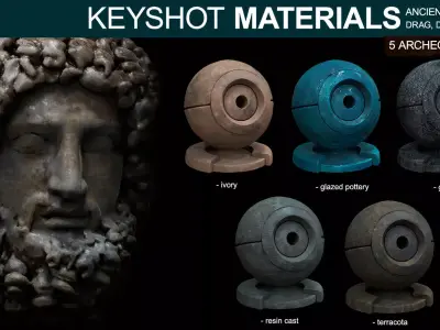 Archeology materials - For Keyshot Texture