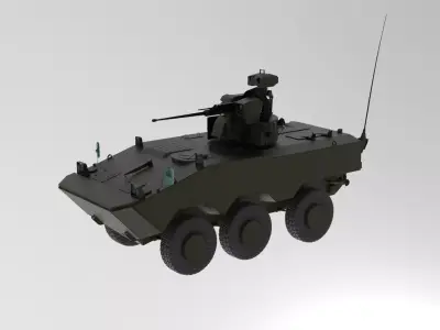 VBTP-MR Guarani Armored Personnel Carrier Vehicle 3D model