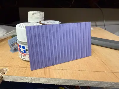 Modelling Industrial Building Cladding Sheets Various Sizes 3D print model