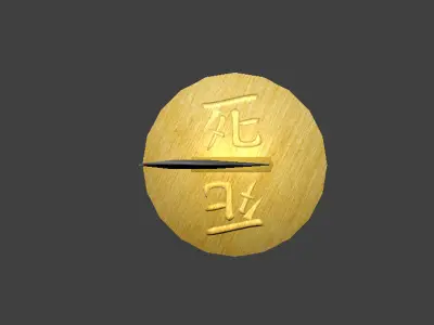 Shi Katana Free low-poly 3D model