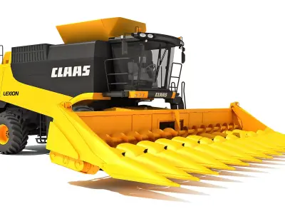 Claas Combine 3D model