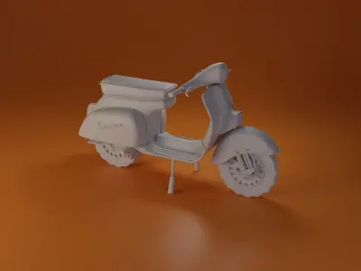 Vespa Antiga 3D model