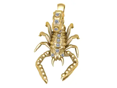 INSECT PENDANT 3D PRINTABLE MODEL 3D print model