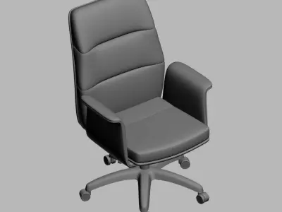 office chair 12 3D model