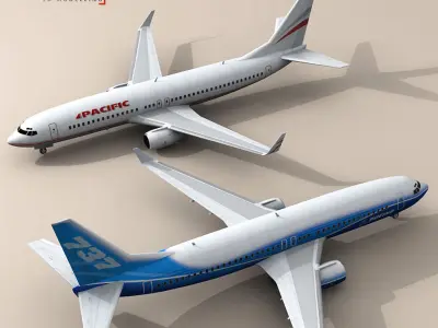 B737-800 boeing boeing boeing boeing boeing boeing boeing boe... 3D model