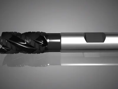 end mill Free 3D model