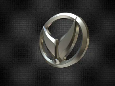 huansu logo 3D model