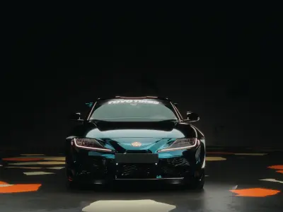  Toyota GR Supra A90 3d concept cgi Low-poly 3D model