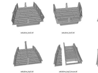 sekubine ship - stl file 3D print model
