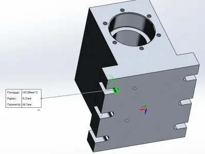 4 axis to 3 axis machine 3D model
