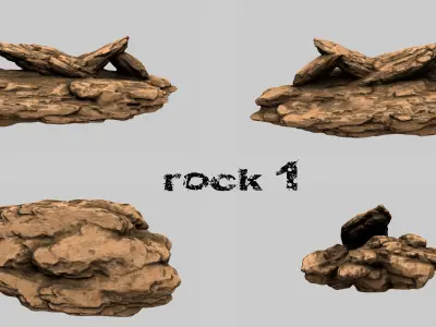 rocks  set 20 3D model