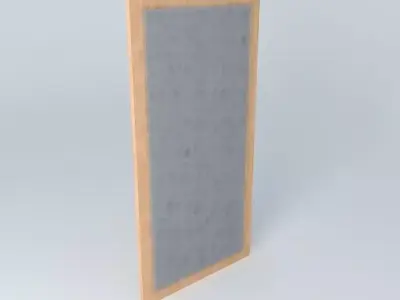 Indiana red pine mirro 3D model