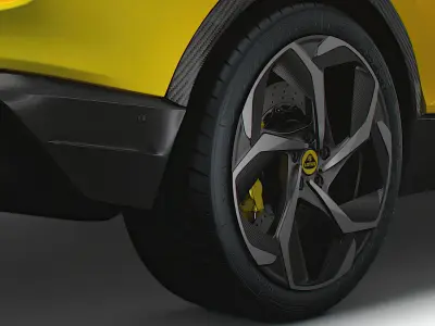 Lotus Eletre 2023 wheel 3D model